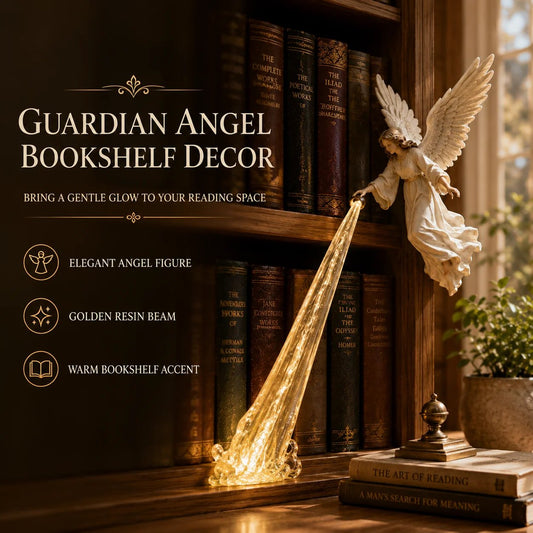 Guardian Angel Bookshelf Light | Warm Decorative Accent product image 1