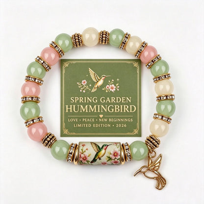Nature bracelet style: Green Hummingbird