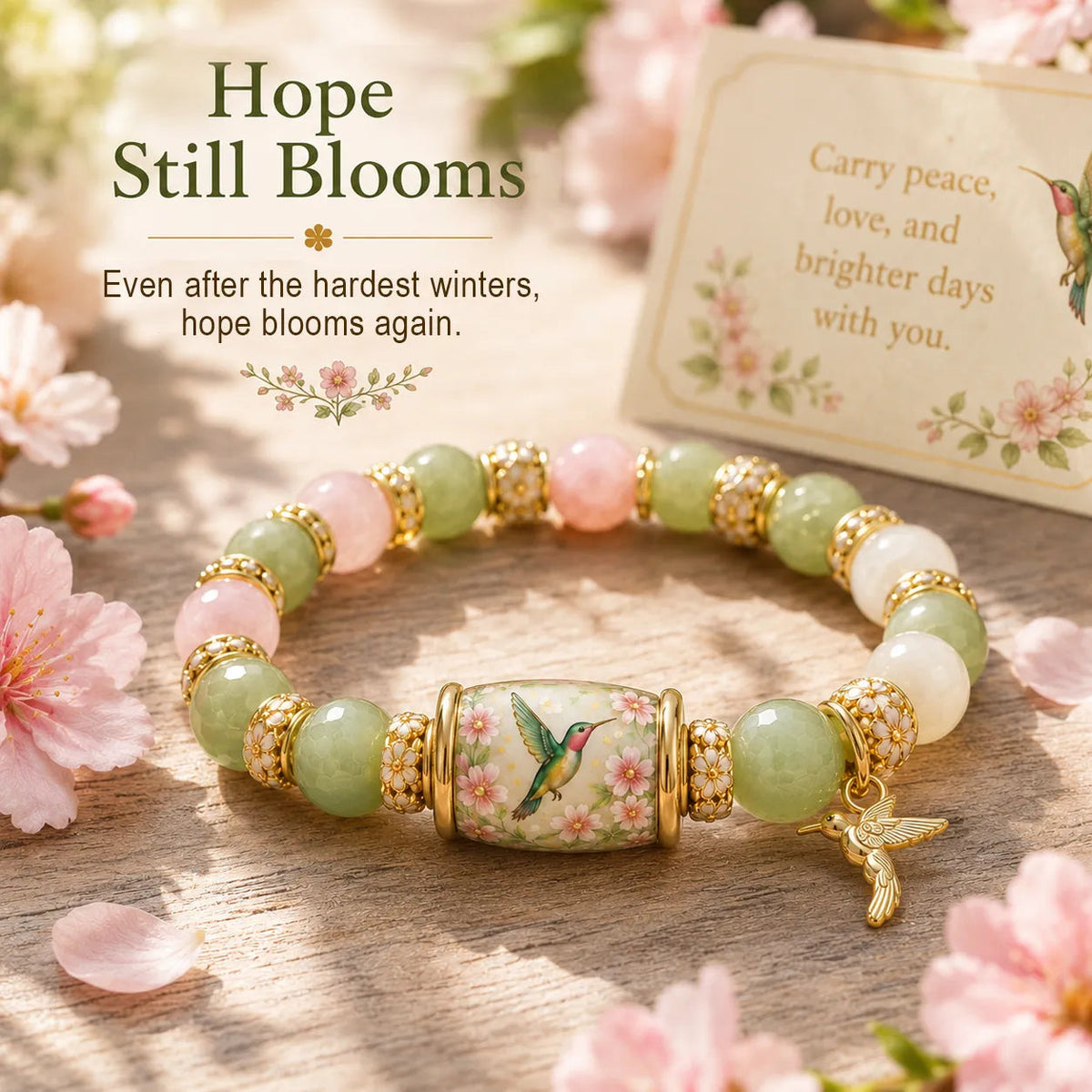 Hummingbird spring bracelet spring styling